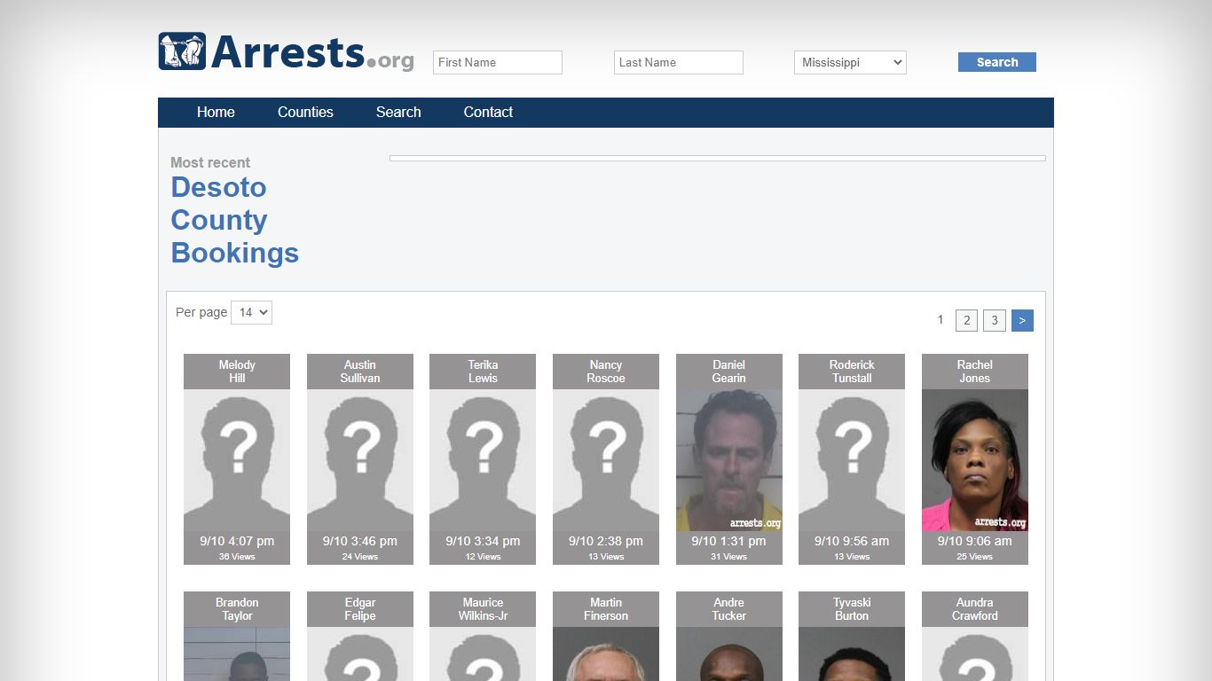 Desoto County Arrests and Inmate Search